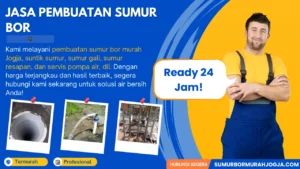Jasa Pembuatan Sumur Bor JOgja