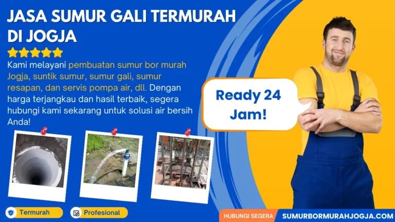 Jasa Sumur Gali Jogja Murah