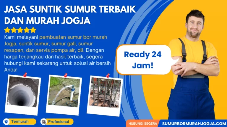 Jasa Suntik Sumur JOgja MURAH