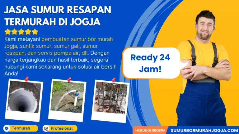 jasa Sumur resapan termurah di jogja